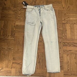 Rag & Bone Light Blue Straight Leg Jeans